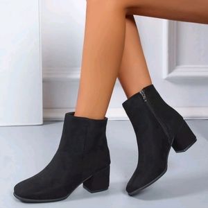 Chunky heel boots